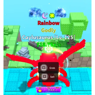 Rainbow caylusaurus max lvl