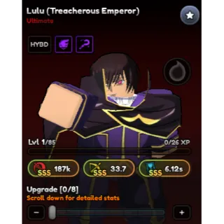 ANIME LAST STAND - FULL SSS LULU EVO