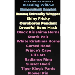 TYPE SOUL - ACCESSORIES FAST DELIVERY