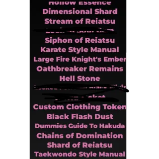 TYPE SOUL - WEAPONS/FIGHTING STYLE FAST DELIVERY