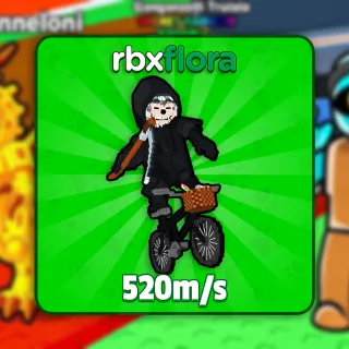 Steal a Brainrot Mieteteira Bicicleteira 520m/s