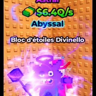Bloc D'etoiles Divinello  +6.4 Q/s+ PETS | KICK A LUCKY BLOCK| MONEY MAKER | EXCLUSIVE