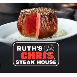 $100.00 USD Ruth's Chris Gift Card