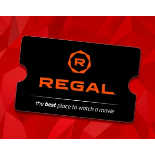 $30.00 USD Regal Gift Card (READ DESCRIPTION)