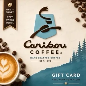 $50.00 Caribou Coffee Gift Card