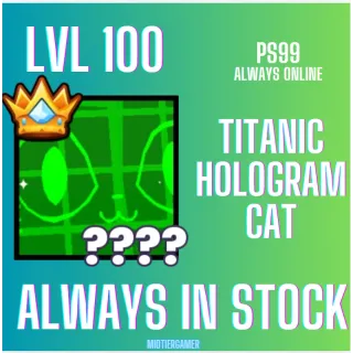 Titanic Hologram cat