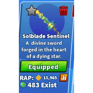 SOLBLADE SENTINEL | BLADE BALL | CHEAP