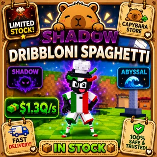 KICK A LUCKY BLOCK | DRIBBLONI SPAGHETTI | SHADOW | ABYSSAL | $1.3Q/s