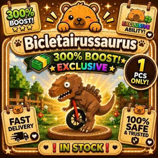 KICK A LUCKY BLOCK | BICLETAIRUSSAURUS | MONEY MAKER | EXCLUSIVE