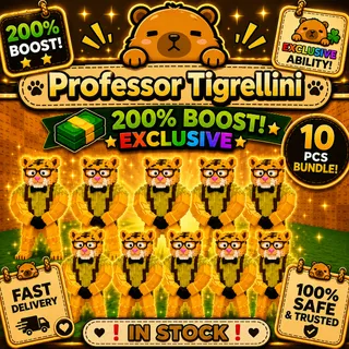 10x Professor Trigellini| KICK A LUCKY BLOCK| MONEY MAKER | EXCLUSIVE