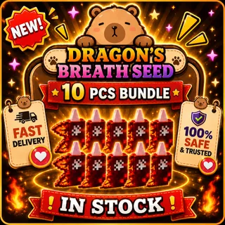 GROW A GARDEN 2 | DRAGON'S BREATHE SEED | 10 PCS BUNDLE | FAST DELIVERY