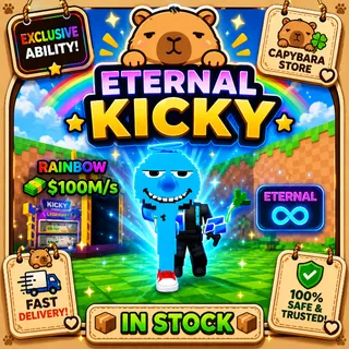 KICK A LUCKY BLOCK | KICKY | ETERNAL | RAINBOW