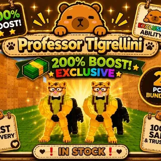 2x Professor Trigellini| KICK A LUCKY BLOCK| MONEY MAKER | EXCLUSIVE