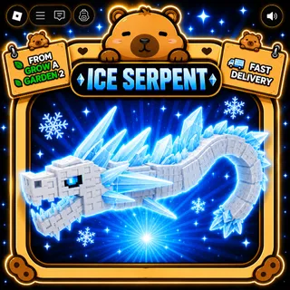 GROW A GARDEN 2 | ICE SERPENT | FAST DELIVERY
