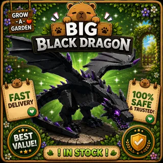 BIG BLACK DRAGON | GROW A  GARDEN 2 | FAST DELIVERY