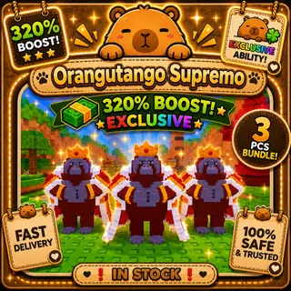3x Orangutango Supremo | KICK A LUCKY BLOCK| MONEY MAKER | EXCLUSIVE