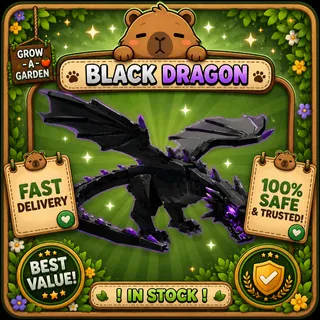 BLACK DRAGON | GROW A  GARDEN 2 | FAST DELIVERY