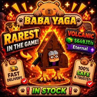 KICK A LUCKY BLOCK | VOLCANIC BABA YAGA | ETERNAL | $1QD/s
