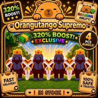4X Orangutango Supremo | KICK A LUCKY BLOCK| MONEY MAKER | EXCLUSIVE