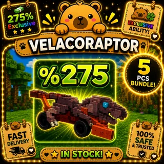 KICK A LUCKY BLOCK | 5 PCS VELACORAPTOR | MONEY MAKER | %275 EXCLUSIVE