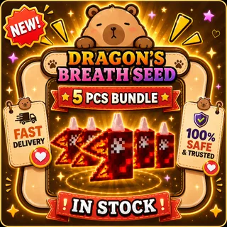 GROW A GARDEN 2 | DRAGON'S BREATHE SEED | 5PCS BUNDLE | FAST DELIVERY