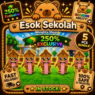 5X ESOK SEKOLAH | KICK A LUCKY BLOCK  | EXCLUSIVE
