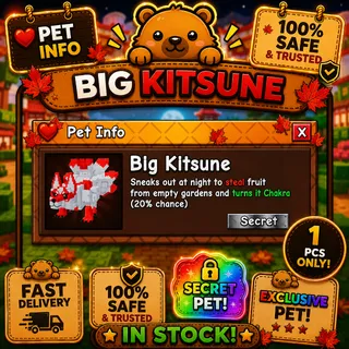 BIG KITSUNE | GROW A GARDEN 2
