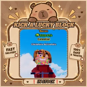 KICK A LUCKY BLOCK| CHICLETEIRA BICICLETEIRA 