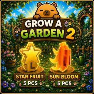 STAR FRUIT + SUN BLOOM | GROW A GARDEN 2