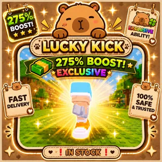 10X LUCKY KICK | KICK A LUCKY BLOCK | MONEY MAKER | EXCLUSIVE