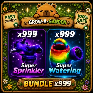 GROW A GARDEN 2 |  SUPER SPRINKLER AND SUPER WATERING CAN BUNDLE | FAST DELIVERY
