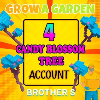 4x CANDY BLOSSOM TREE