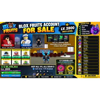BLOX FRUIT ACCOUNT