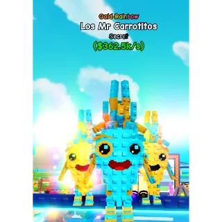 362.5K Gold-Rainbow Los Mr Carrotito