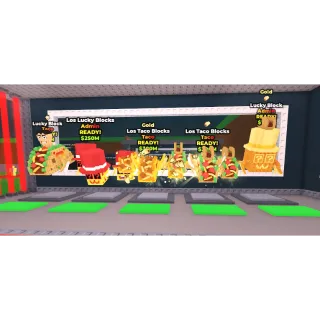 10 Random lucky blocks