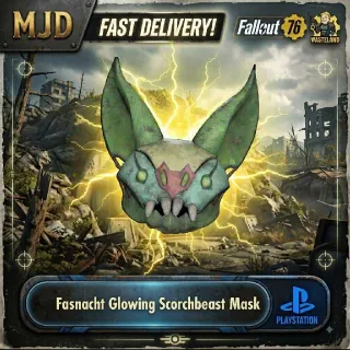 Glowing Scorchbeast Mask