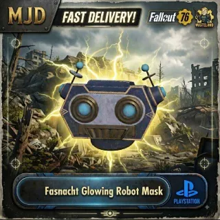 Glowing Robot Mask