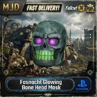 Glowing Bone Head Mask