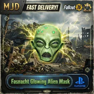 Glowing Alien Mask