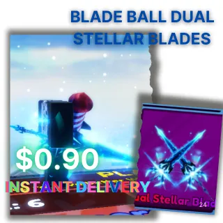 BLADE BALL Dual Stellar Blades Sword