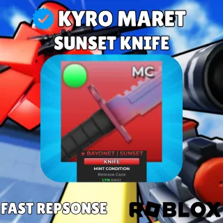 Sniper Duals SunSet Knife Skin