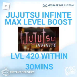 JUJUTSU INFINTE MAX LEVEL BOOST