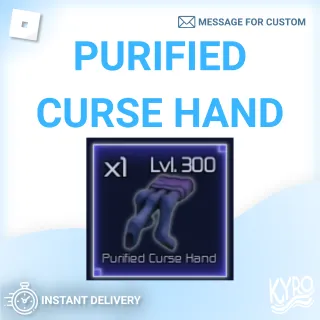 Jujutsu Infinite purified curse hand 