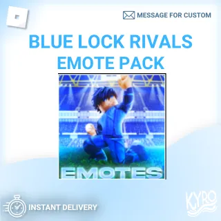 BLUE LOCK RIVALS EMOTE PACK