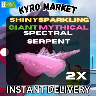 Shiny Sparkling Giant Mythical Spectral Serpent| Fisch