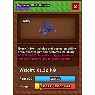 Huge Nightmare Mimic - 60KG