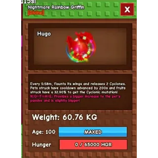 RAINBOW HATCH GRIFFIN