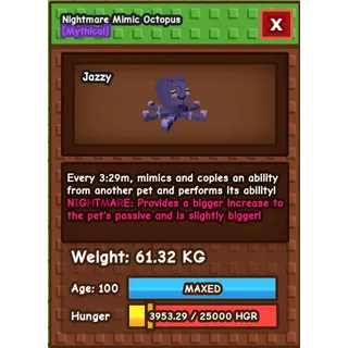 Huge Nightmare Mimic 15s /w Medium Toy only