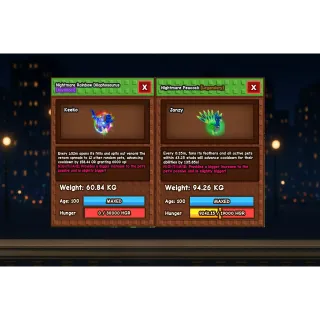 Huge Nightmare Rainbow Dilophosaurus + Peacock 15s cd no toy