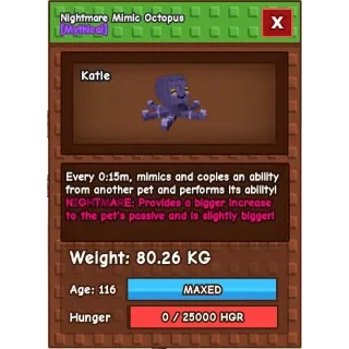 80KG MIMIC OCTOPUS NM